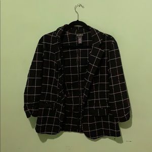 Plaid blazer